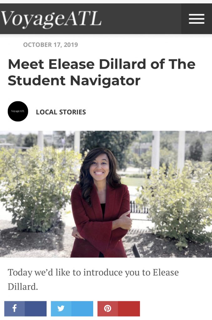Elease Dillard_The Student Navigator_feature
